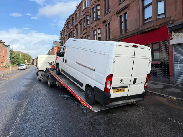 Van recovery and transport